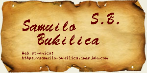 Samuilo Bukilica vizit kartica